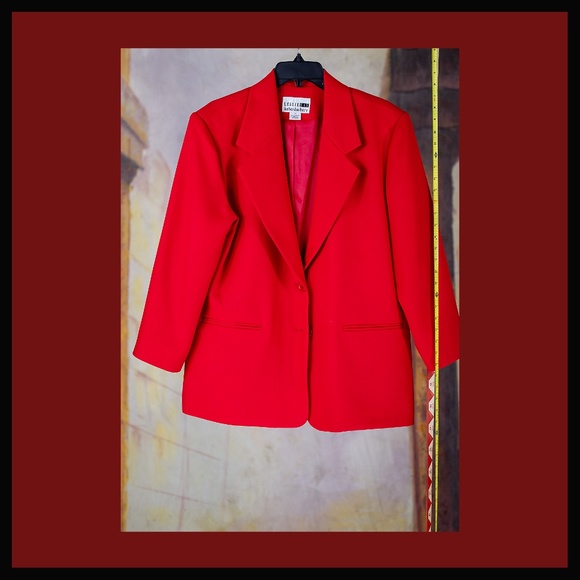 HEATHERs Red Blazer